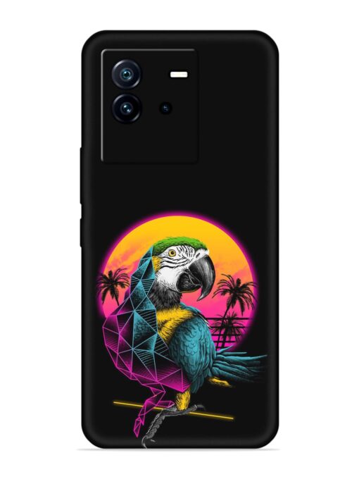 Rad Parrot Embossed Soft Silicone Case for Iqoo Neo 6 (5G) Zapvi