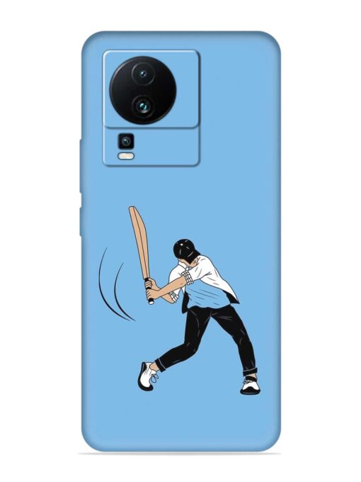 Cricket Gully Boy Embossed Soft Silicone Case for Iqoo Neo 7 (5G) Zapvi