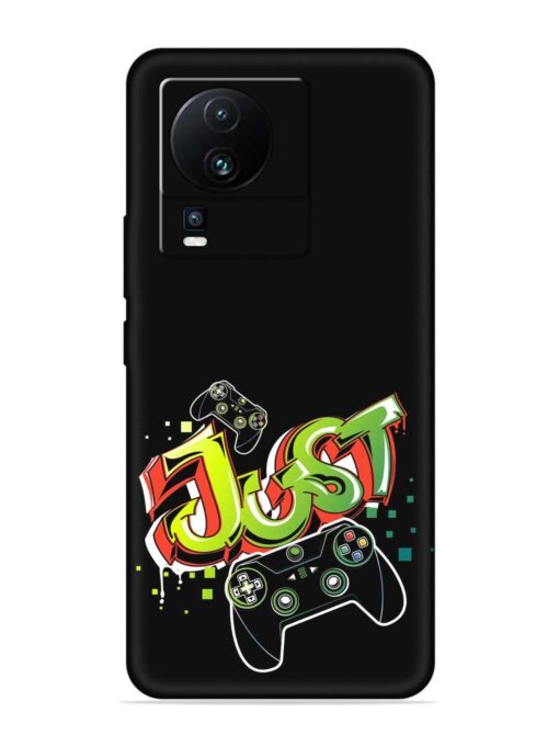 Graffiti Gamepad Illustration Embossed Soft Silicone Case for Iqoo Neo 7 (5G) Zapvi