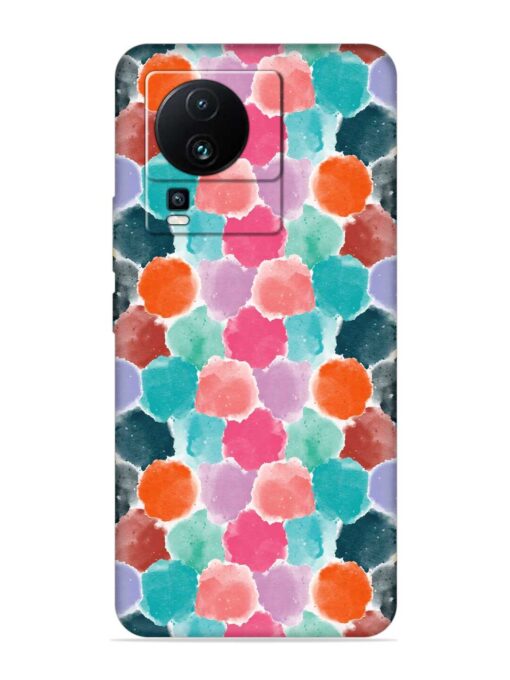 Colorful Seamless Pattern Embossed Soft Silicone Case for Iqoo Neo 7 (5G) Zapvi