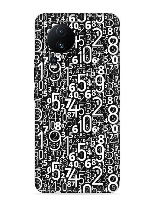 Many Numbers Different Embossed Soft Silicone Case for Iqoo Neo 7 (5G) Zapvi