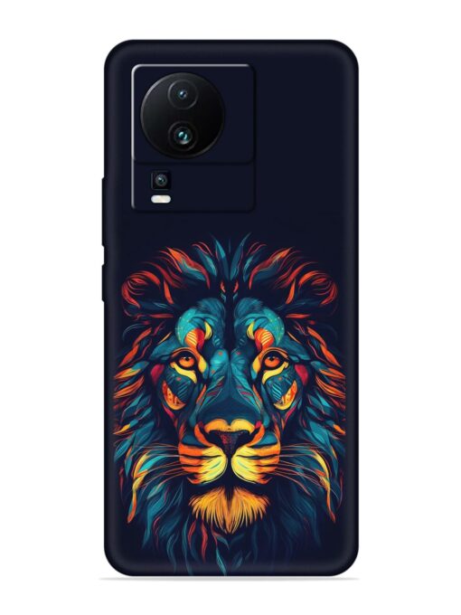 Colorful Lion Embossed Soft Silicone Case for Iqoo Neo 7 (5G) Zapvi