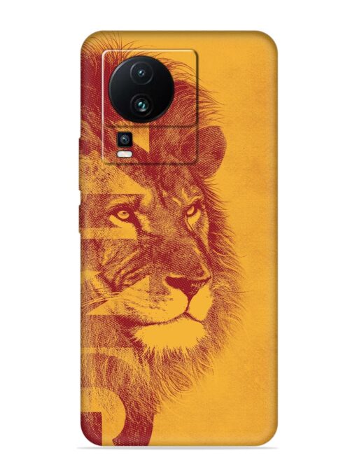 Gold Lion Crown Art Embossed Soft Silicone Case for Iqoo Neo 7 (5G) Zapvi