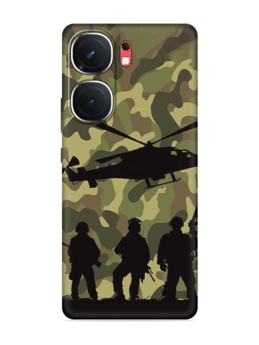 Army Heros Embossed Soft Silicone Case for Iqoo Neo 9 Pro (5G) Zapvi