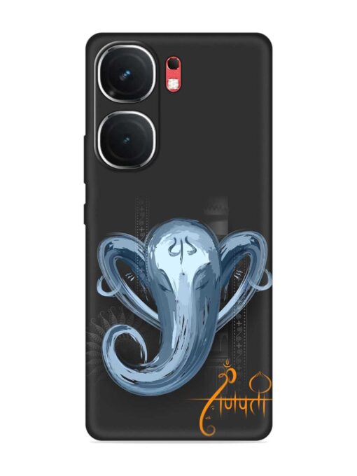 Illustration Lord Ganpati Embossed Soft Silicone Case for Iqoo Neo 9 Pro (5G) Zapvi