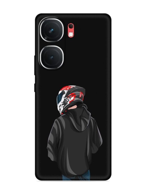 Motorcycle Rider Embossed Soft Silicone Case for Iqoo Neo 9 Pro (5G) Zapvi