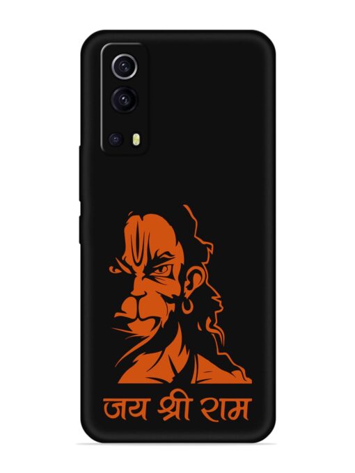 Angry Hanuman Embossed Soft Silicone Case for Iqoo Z3 (5G) Zapvi