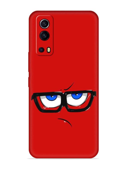 Rad Angry Face Embossed Soft Silicone Case for Iqoo Z3 (5G) Zapvi