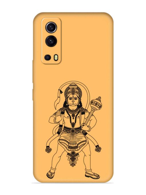 Indian God Hanuman Embossed Soft Silicone Case for Iqoo Z3 (5G) Zapvi