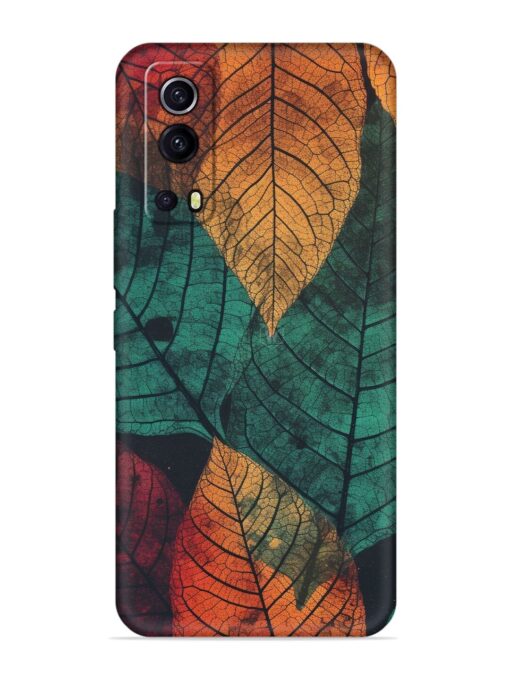 Leaves Artwork Embossed Soft Silicone Case for Iqoo Z3 (5G) Zapvi