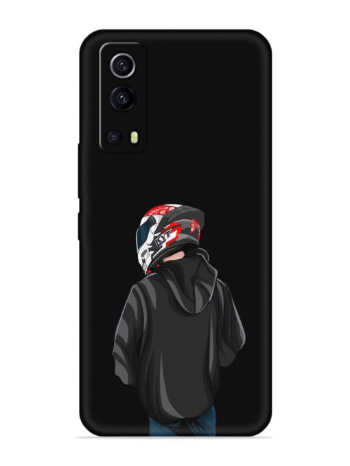 Motorcycle Rider Embossed Soft Silicone Case for Iqoo Z3 (5G) Zapvi