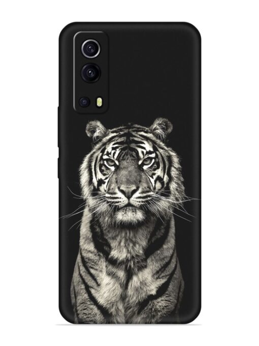 Tiger Art Embossed Soft Silicone Case for Iqoo Z3 (5G) Zapvi