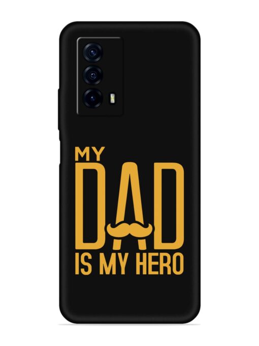 My Dad Is My Hero Embossed Soft Silicone Case for Iqoo Z5 (5G) Zapvi