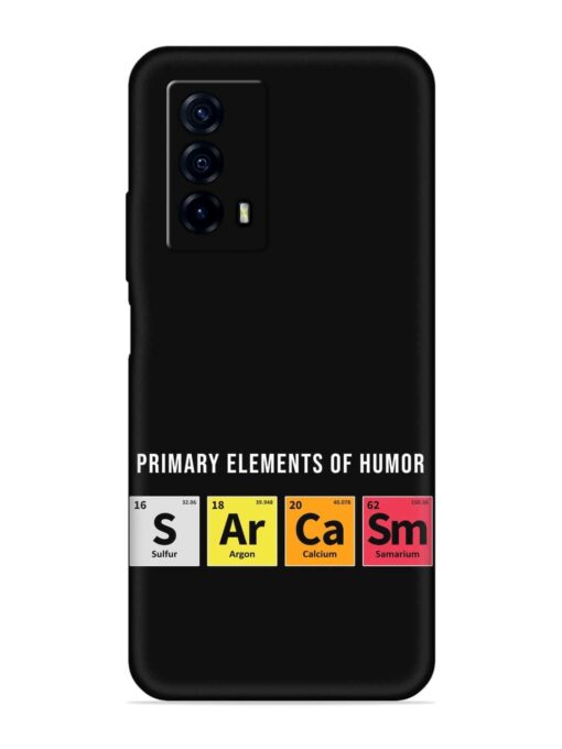 Primary Elements Humor Embossed Soft Silicone Case for Iqoo Z5 (5G) Zapvi