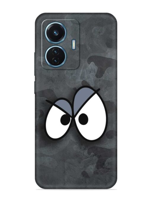 Big Eyes Night Mode Embossed Soft Silicone Case for Iqoo Z6 (44W) Zapvi