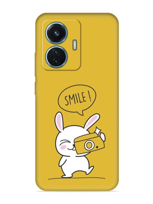 Hey Smile Please Embossed Soft Silicone Case for Iqoo Z6 (44W) Zapvi