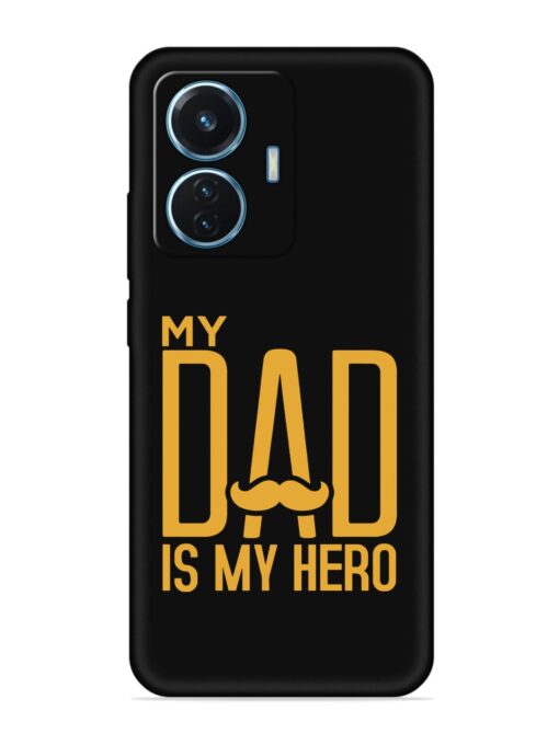 My Dad Is My Hero Embossed Soft Silicone Case for Iqoo Z6 (44W) Zapvi