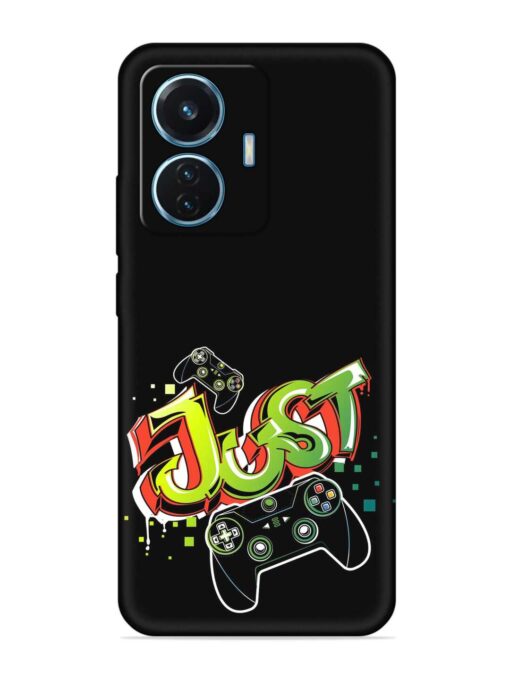 Graffiti Gamepad Illustration Embossed Soft Silicone Case for Iqoo Z6 (44W) Zapvi