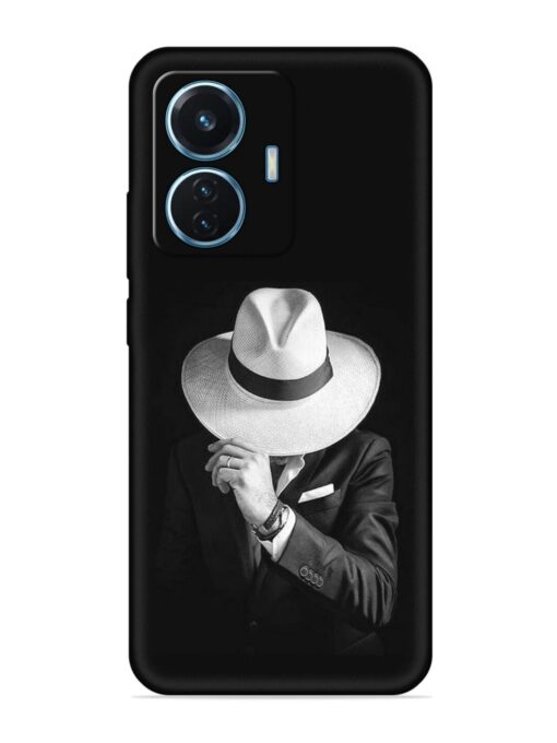 Men Under Hat Embossed Soft Silicone Case for Iqoo Z6 (44W) Zapvi