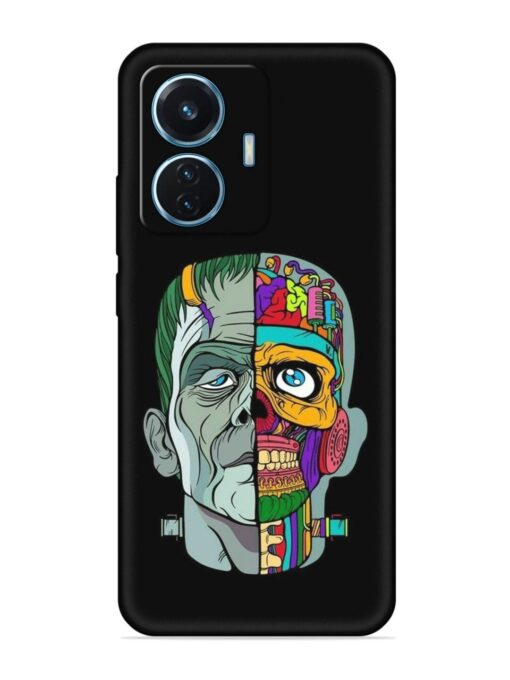 Men Vs Skull Embossed Soft Silicone Case for Iqoo Z6 (44W) Zapvi