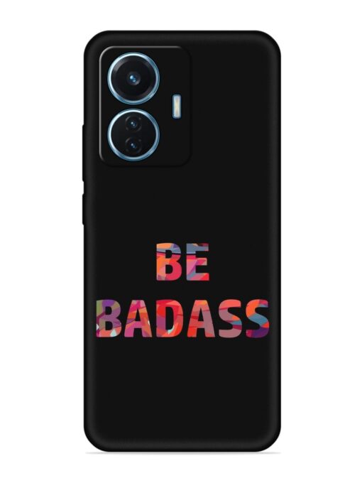 Be Badass Embossed Soft Silicone Case for Iqoo Z6 (44W) Zapvi