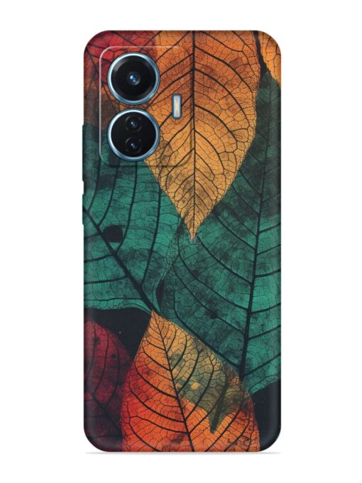 Leaves Artwork Embossed Soft Silicone Case for Iqoo Z6 (44W) Zapvi