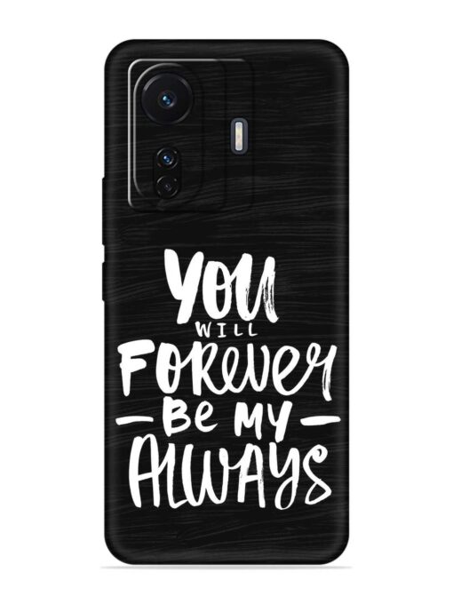 You Will Forever Embossed Soft Silicone Case for Iqoo Z6 (5G) Zapvi