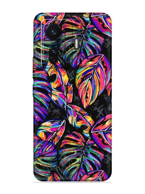 Tropical Seamless Vector Embossed Soft Silicone Case for Iqoo Z6 (5G) Zapvi