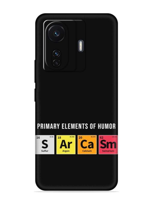 Primary Elements Humor Embossed Soft Silicone Case for Iqoo Z6 (5G) Zapvi