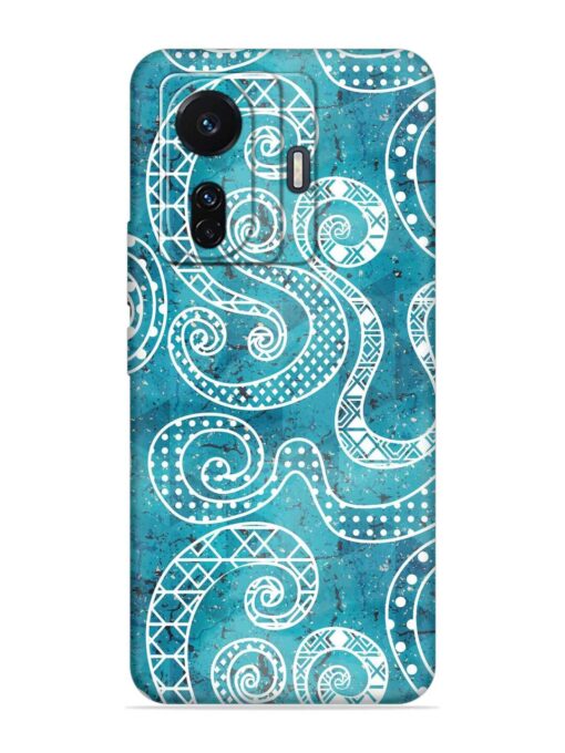 Vintage Curved Seamless Embossed Soft Silicone Case for Iqoo Z6 (5G) Zapvi