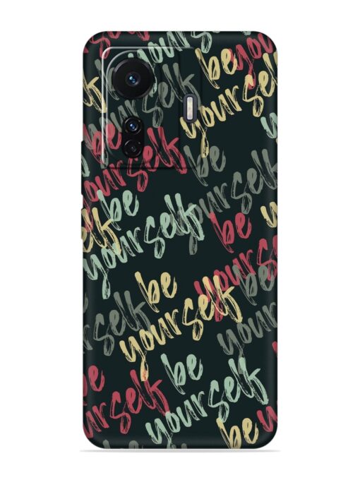 Yourself Seamless Embossed Soft Silicone Case for Iqoo Z6 (5G) Zapvi