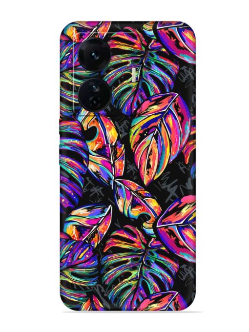 Tropical Seamless Vector Embossed Soft Silicone Case for Iqoo Z6 Pro Zapvi