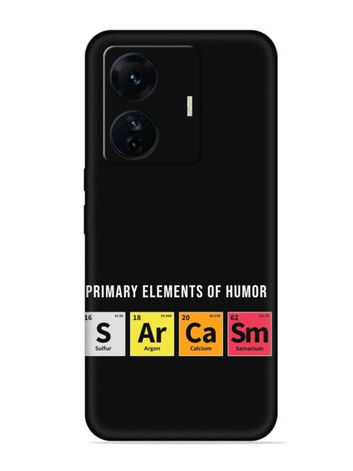 Primary Elements Humor Embossed Soft Silicone Case for Iqoo Z6 Pro Zapvi