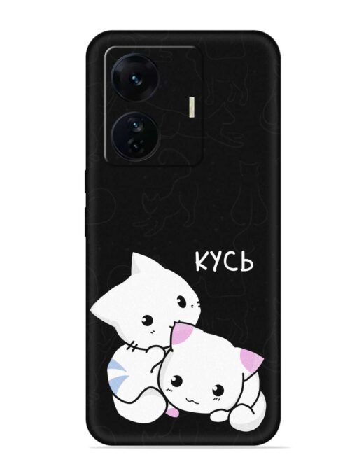 Kycb Cat Embossed Soft Silicone Case for Iqoo Z6 Pro Zapvi