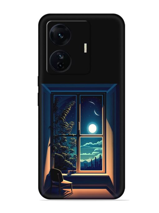 Night View At Window Embossed Soft Silicone Case for Iqoo Z6 Pro Zapvi