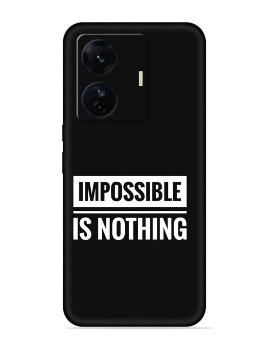 Impossible Is Nothing Embossed Soft Silicone Case for Iqoo Z6 Pro Zapvi