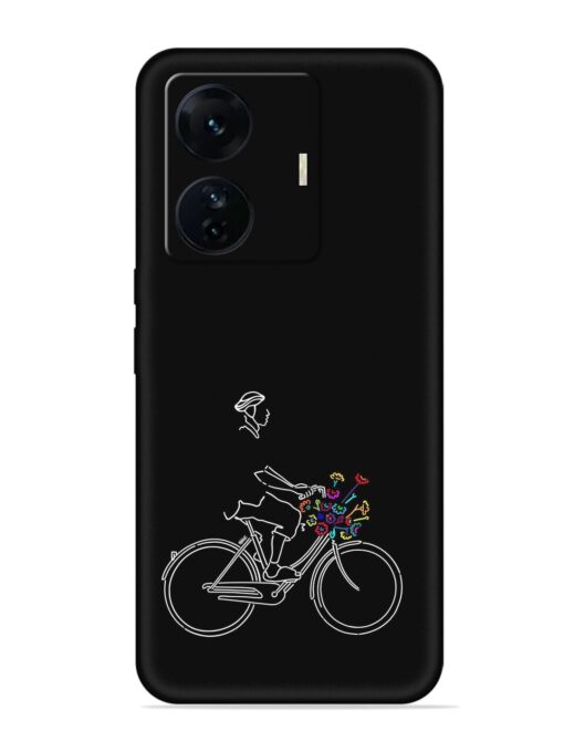 Minimalist Cycle Art Embossed Soft Silicone Case for Iqoo Z6 Pro Zapvi