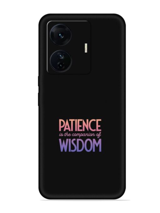 Patience Is The Embossed Soft Silicone Case for Iqoo Z6 Pro Zapvi