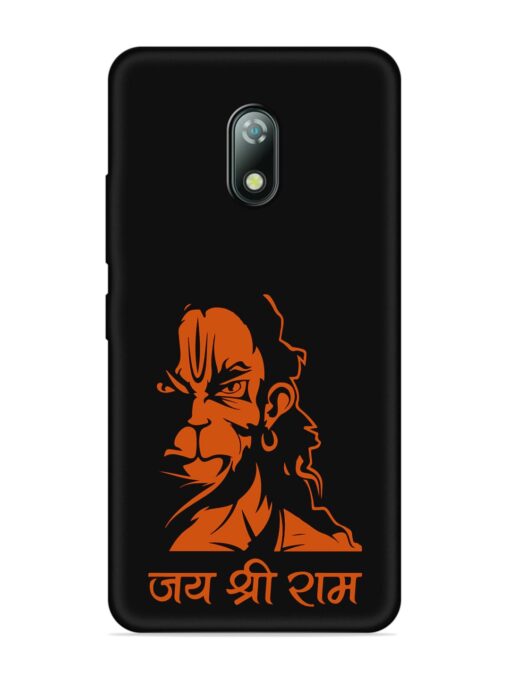 Angry Hanuman Embossed Soft Silicone Case for Itel A23 Zapvi