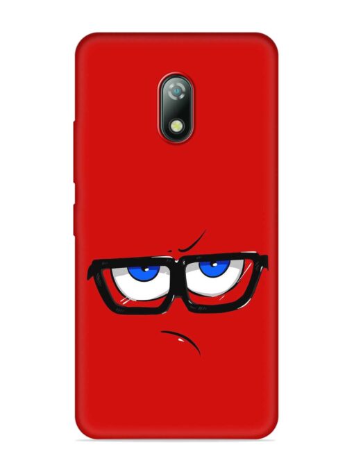 Rad Angry Face Embossed Soft Silicone Case for Itel A23 Zapvi