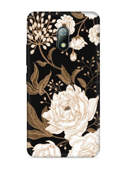 Peonies Roses Floral Embossed Soft Silicone Case for Itel A23 Zapvi