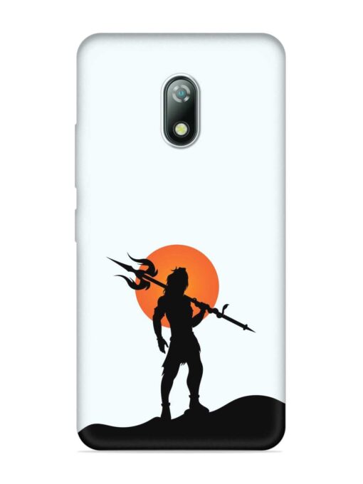 Lord Mahadev Trendy Embossed Soft Silicone Case for Itel A23 Zapvi