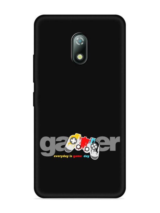 Gamer Everyday Game Embossed Soft Silicone Case for Itel A23 Zapvi