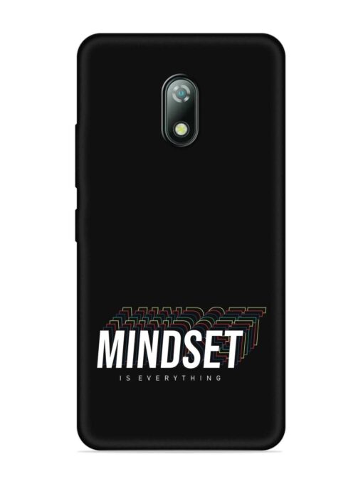 Mindset Everything Slogan Embossed Soft Silicone Case for Itel A23 Zapvi