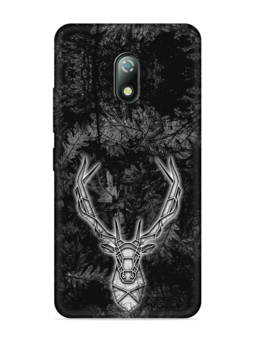 Ancient Deer Embossed Soft Silicone Case for Itel A23 Zapvi