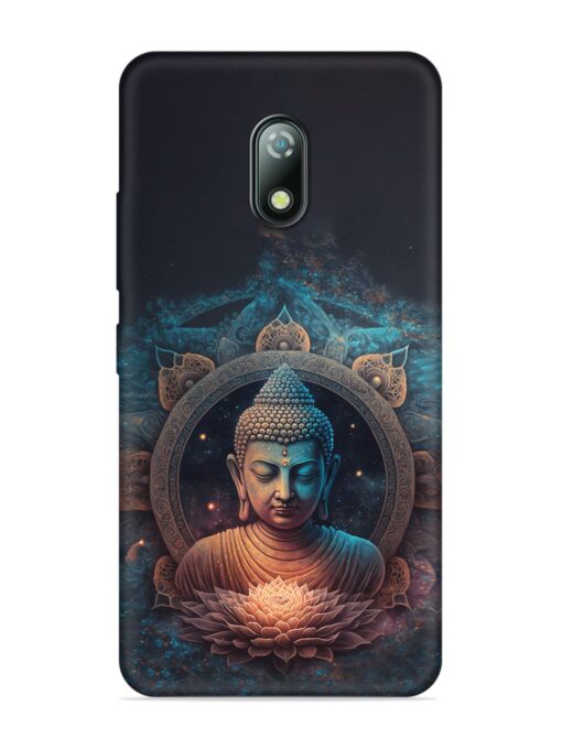 Gautam Buddha Embossed Soft Silicone Case for Itel A23 Zapvi