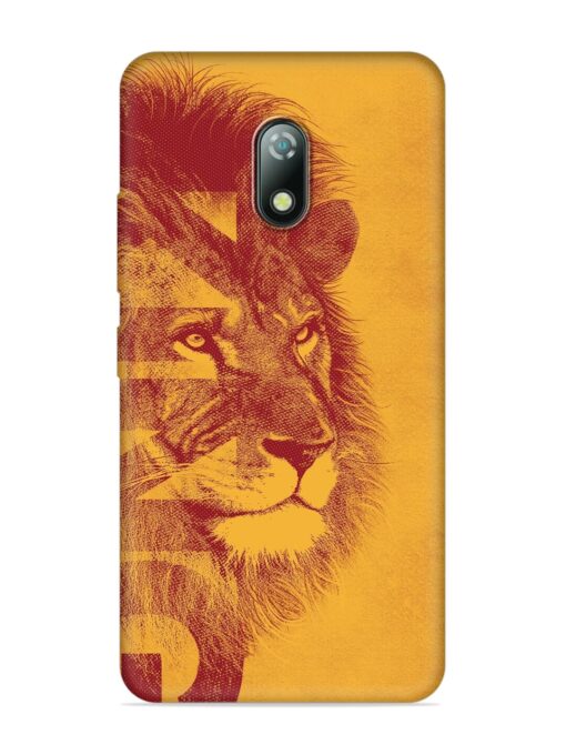 Gold Lion Crown Art Embossed Soft Silicone Case for Itel A23 Zapvi