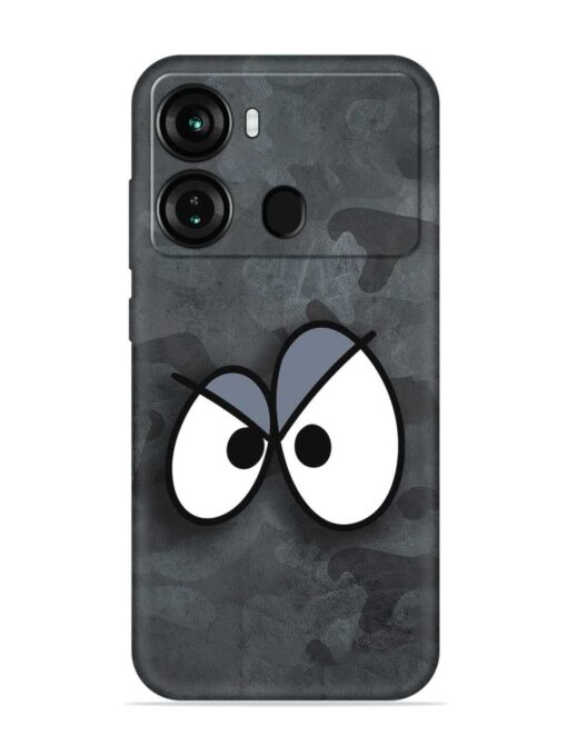 Big Eyes Night Mode Embossed Soft Silicone Case for Itel P40 Zapvi