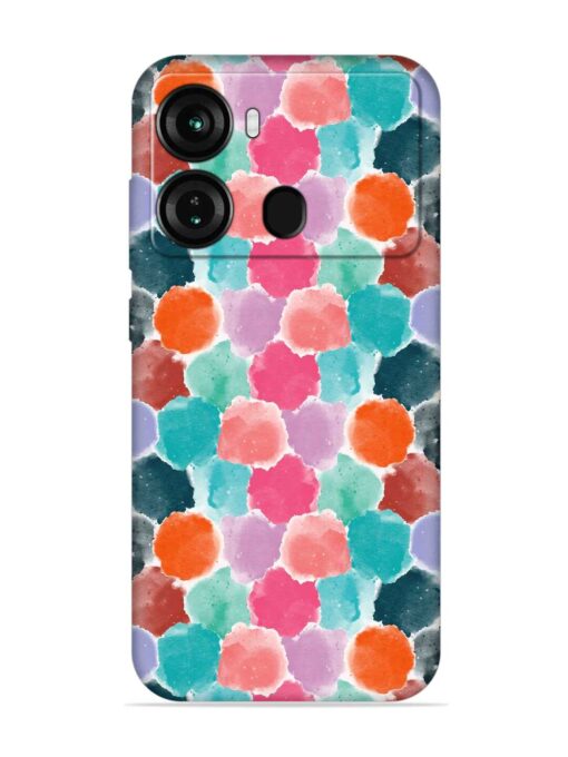 Colorful Seamless Pattern Embossed Soft Silicone Case for Itel P40 Zapvi