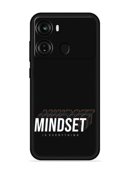 Mindset Everything Slogan Embossed Soft Silicone Case for Itel P40 Zapvi